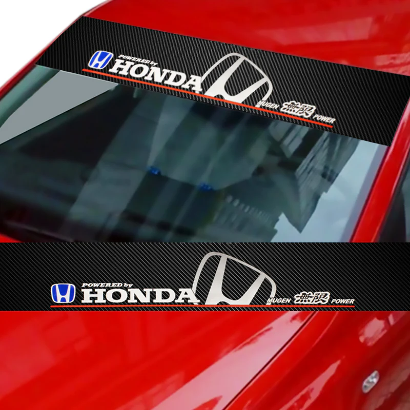 2006-2008 Honda Civic 4DR JDM CS-Style Real Carbon Fiber 3-Piece Front Bumper Body Spoiler Splitter Lip Kit with Windshield Banner - Image 4