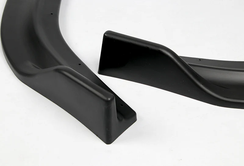2006-2008 Honda Civic 4DR JDM CS-Style Unpainted Matte Black 3-Piece Front Bumper Body Spoiler Splitter Lip Kit - Image 2