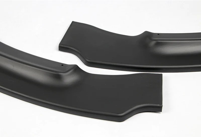2006-2008 Honda Civic 4DR JDM CS-Style Unpainted Matte Black 3-Piece Front Bumper Body Spoiler Splitter Lip Kit - Image 3