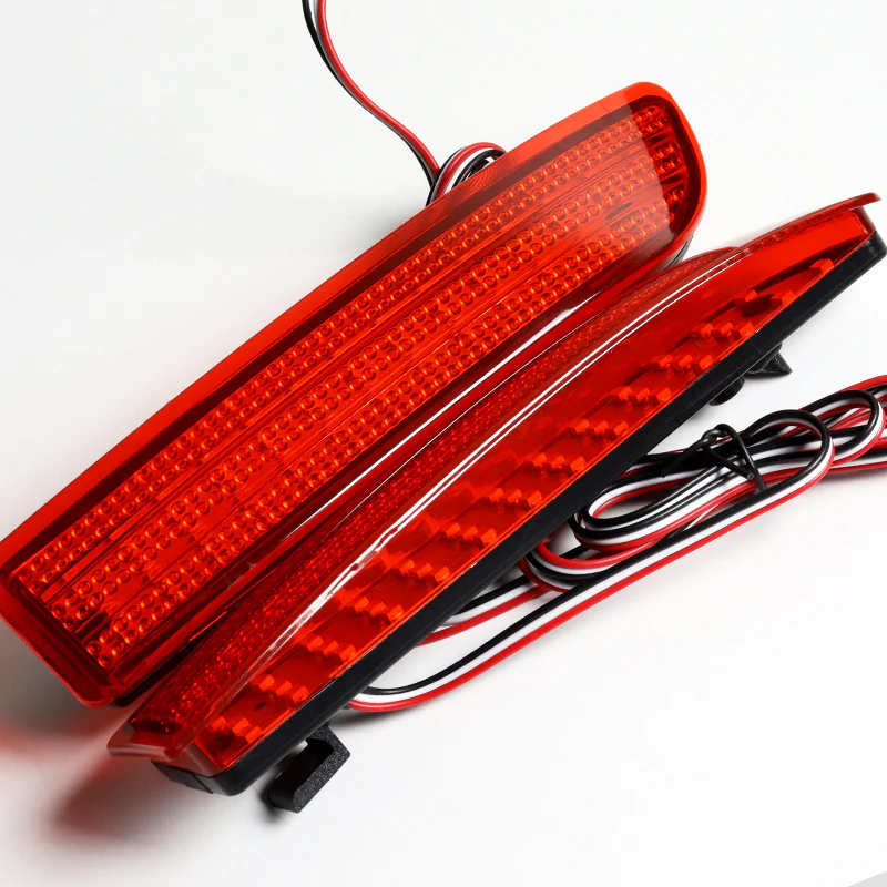 For 2006 – 2012 Toyota RAV4 39-SMD LED Rear Bumper Brake Light Kit -Red Lens - Image 2