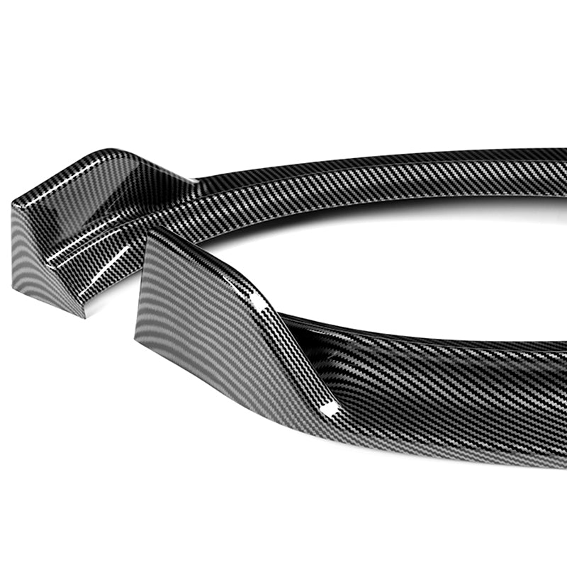 2007-2009 Infiniti G35 G37 4DR GT-Style Carbon Look 3-Piece Front Bumper Body Spoiler Splitter Lip Kit - Image 2
