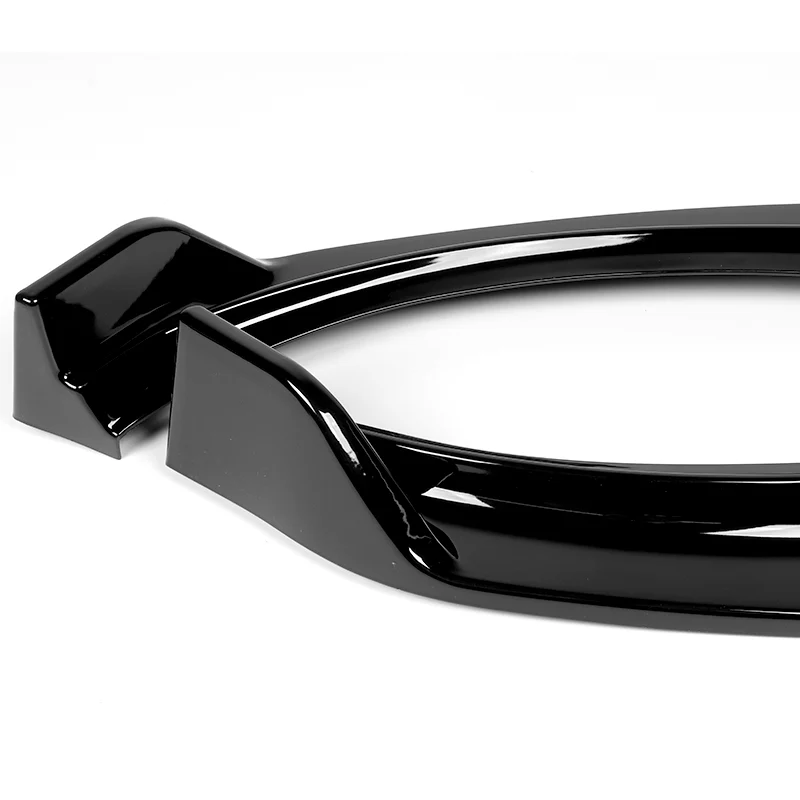 2007-2009 Infiniti G35 G37 4DR GT-Style Painted Black 3-Piece Front Bumper Body Spoiler Splitter Lip Kit - Image 2