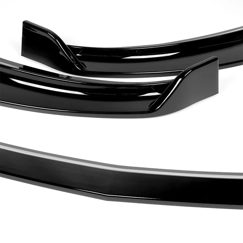 2007-2009 Infiniti G35 G37 4DR GT-Style Painted Black 3-Piece Front Bumper Body Spoiler Splitter Lip Kit - Image 7