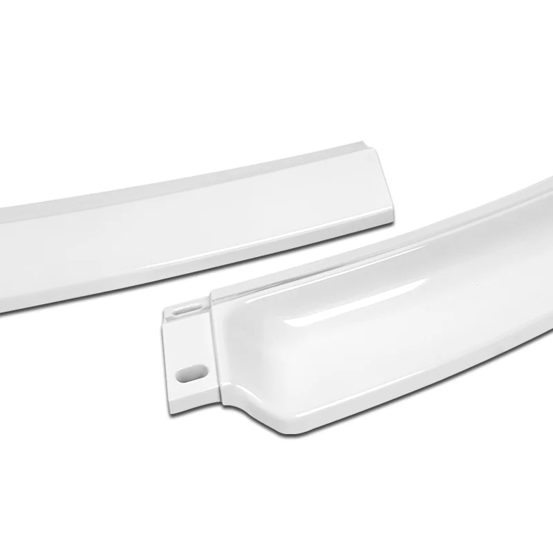 2007-2009 Infiniti G35 G37 4DR GT-Style Painted White 3-Piece Front Bumper Body Spoiler Splitter Lip Kit - Image 3