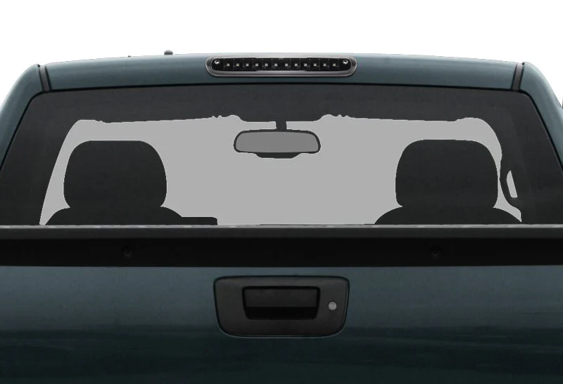 2007-2013 Silverado / Sierra LED Third Brake Light with Cargo Light - Black Housing Clear Lens - Image 5