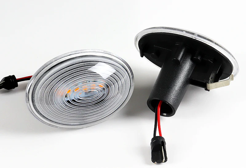 2007-2015 Mini Cooper R55 R56 R57 R58 R59 Amber LED Turn Signal Front Side Marker Lights -Clear Lens - Image 2