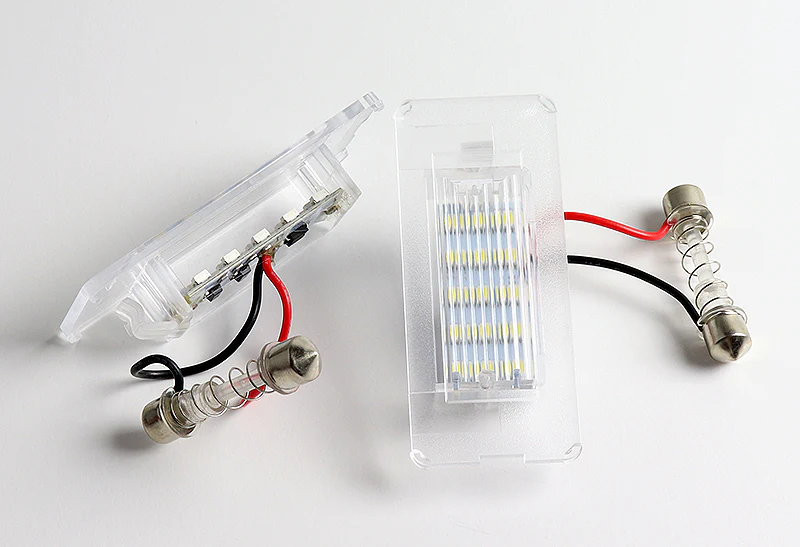 2007-2015 Mini Cooper R56 R57 R58 R59 White 6000K LED License Plate Lights (2pcs) - Image 3