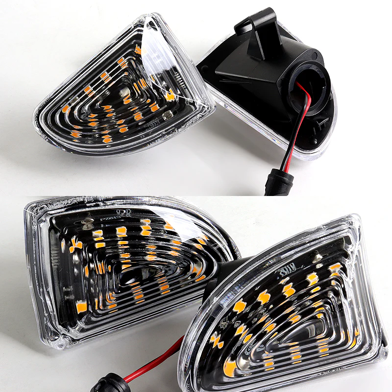 2007-2015 Smart Fortwo W451 Amber LED Turn Signal Front Side Marker Lights -Clear Lens - Image 4