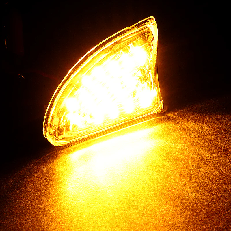 2007-2015 Smart Fortwo W451 Amber LED Turn Signal Front Side Marker Lights -Smoked Lens - Image 5