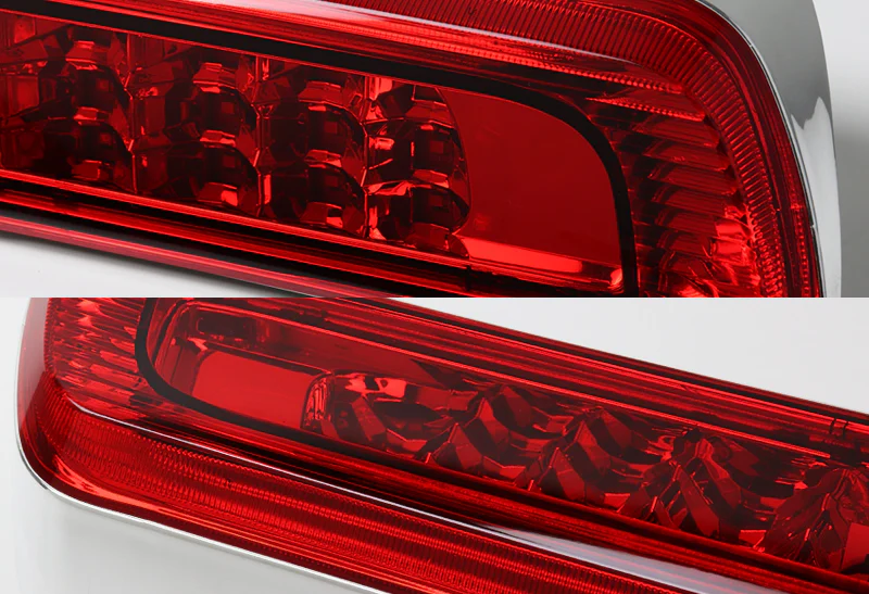 2007-2018 Toyota Tundra LED 3RD Brake Light Rear Stop Lamp - Chrome Housing Red Lens - Image 2