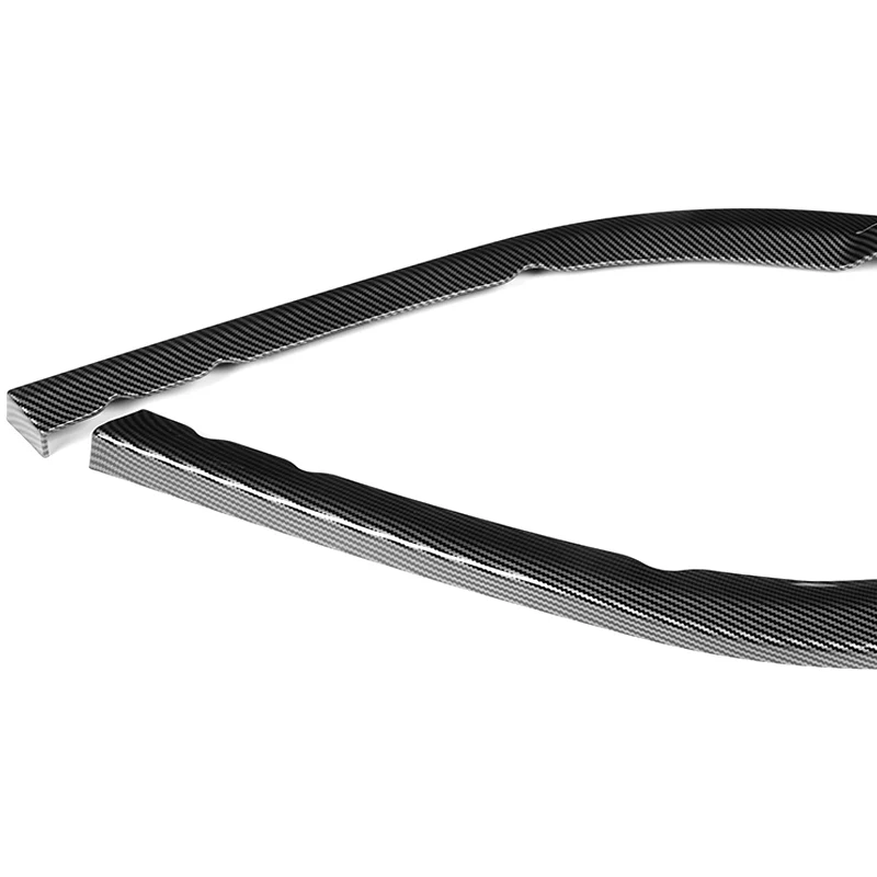 2008-2010 Subaru Impreza WRX Premium CS-Style Carbon Look 3-Piece Front Bumper Body Spoiler Splitter Lip Kit - Image 3