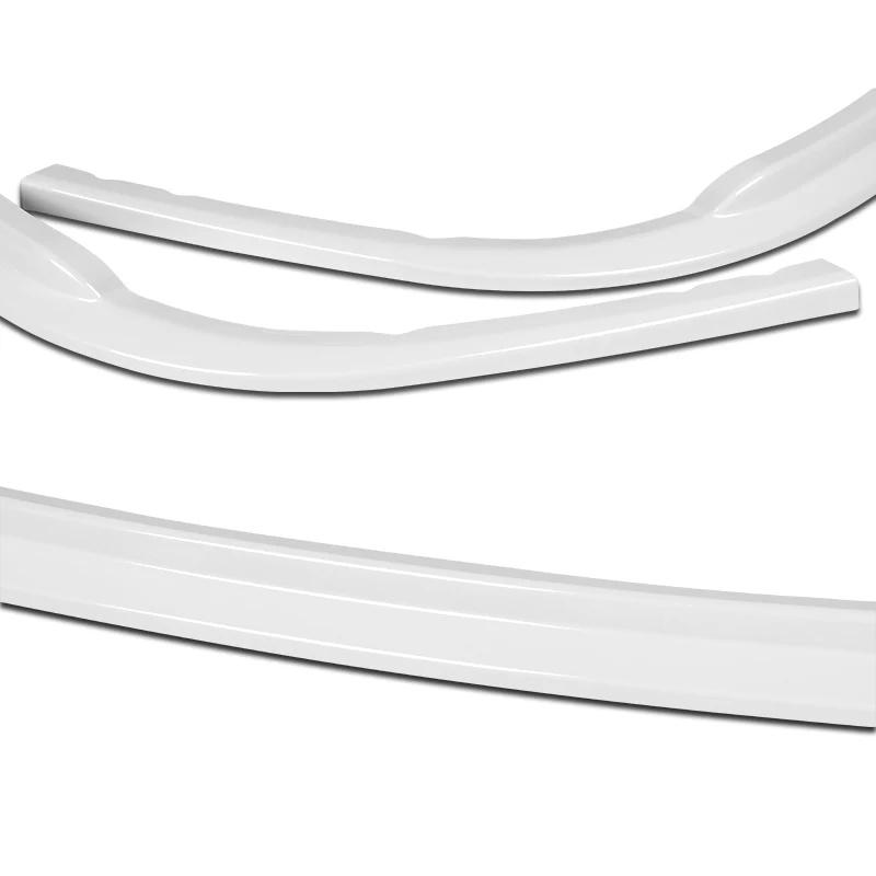 2008-2010 Subaru Impreza WRX Premium CS-Style PAINTED White 3-Piece Front Bumper Body Spoiler Splitter Lip Kit - Image 6