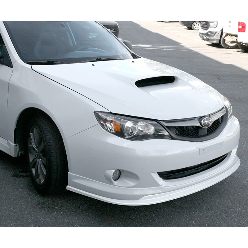 2008-2010 Subaru Impreza WRX Premium CS-Style PAINTED White 3-Piece Front Bumper Body Spoiler Splitter Lip Kit - Image 8