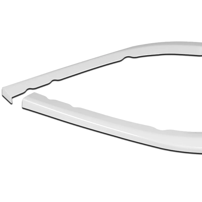 2008-2010 Subaru Impreza WRX Premium CS-Style Painted White 3-Piece Front Bumper Body Spoiler Splitter Lip Kit with Keychain - Image 7