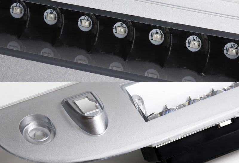 2002-2010 Ford Explorer LED 3RD Brake Light Rear Stop Lamp - Black Housing Clear Lens - Image 2