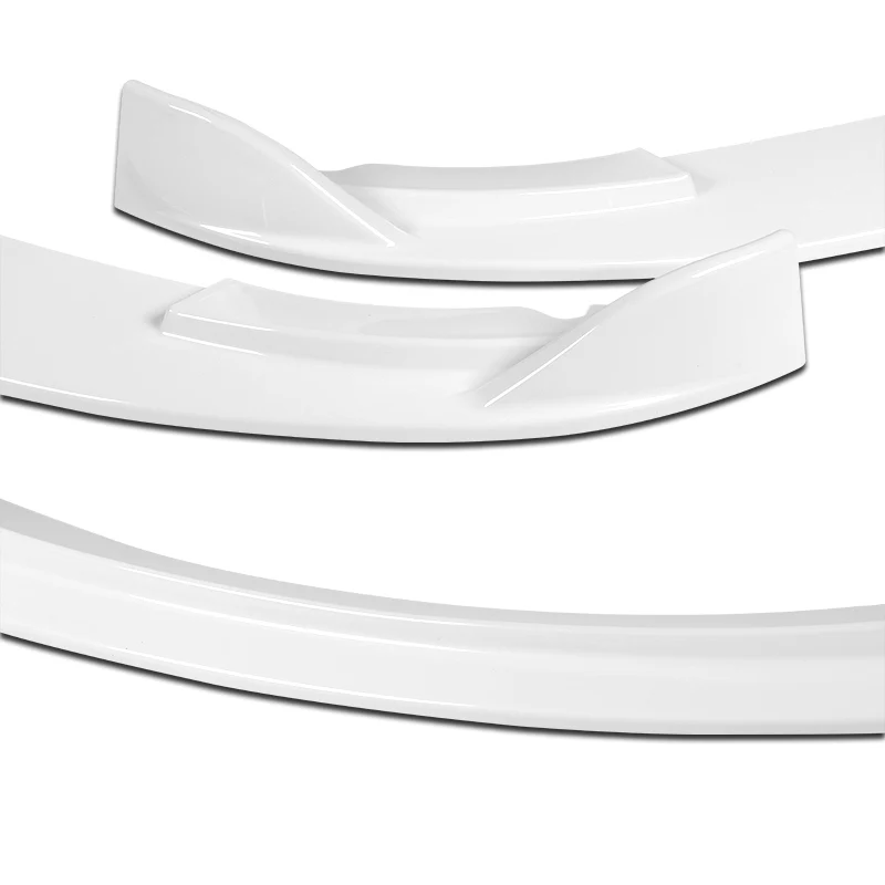 2008-2013 BMW E90 E92 E93 M3 Painted White 3-Piece Front Bumper Body Spoiler Splitter Lip Kit - Image 5