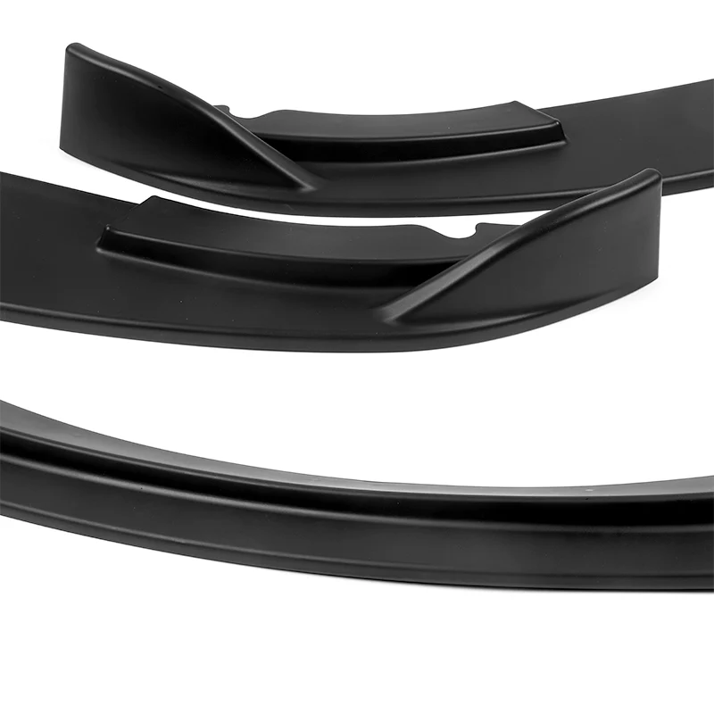 2008-2013 BMW E90 E92 E93 M3 Unpainted Matte Black 3-Piece Front Bumper Body Spoiler Splitter Lip Kit - Image 5