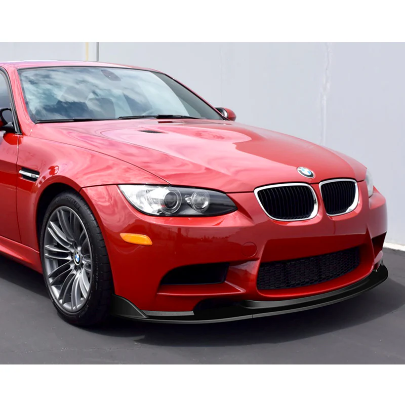 2008-2013 BMW E90 E92 E93 M3 Unpainted Matte Black 3-Piece Front Bumper Body Spoiler Splitter Lip Kit - Image 7
