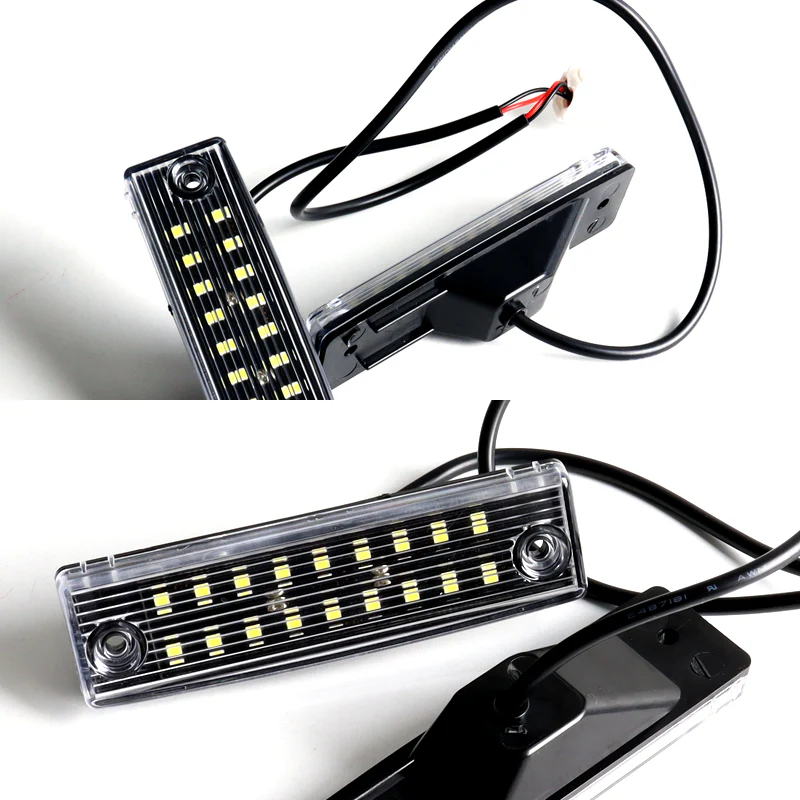 2008-2020 Toyota Sequoia Bright White 18-SMD LED License Plate Lights (2pcs) - Image 4