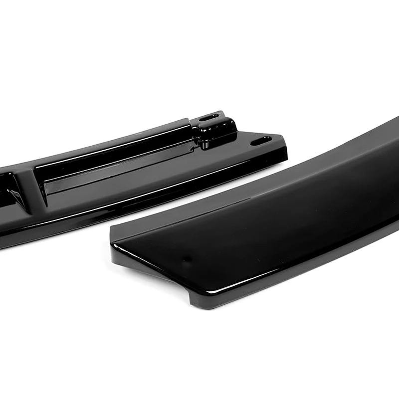 2009-2010 Lexus IS250 IS350 GT-Style Painted Black 3-Piece Front Bumper Body Spoiler Splitter Lip Kit - Image 2