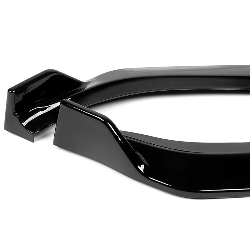 2009-2010 Lexus IS250 IS350 GT-Style Painted Black 3-Piece Front Bumper Body Spoiler Splitter Lip Kit with Leather Keychain Set - Image 2