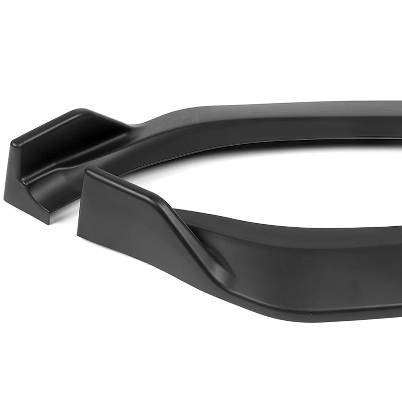 2009-2010 Lexus IS250 IS350 GT-Style Unpainted Black 3-Piece Front Bumper Body Spoiler Splitter Lip Kit with Leather Keychain Set - Image 2