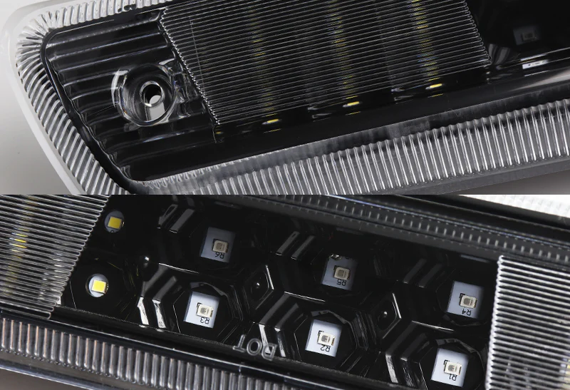 2009-2014 Ford F-150 F150 LED Third Brake Light with Cargo Light - Black Housing Clear Lens - Image 2