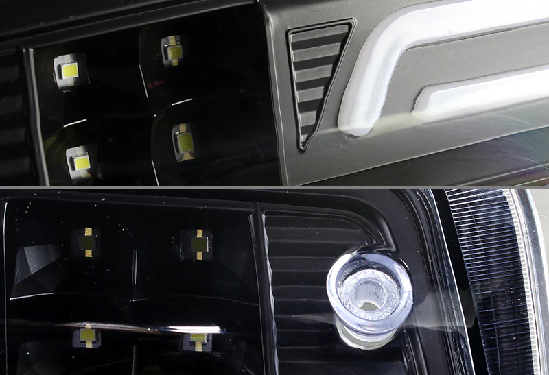 2009-2017 Dodge Ram LED Third Brake Light with Cargo Light - Black Housing Clear Lens - Image 3