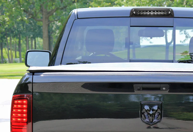 2009-2018 Dodge Ram 1500 27-LED Third Brake Light with Cargo Lamp - Black Housing Clear Lens - Image 5