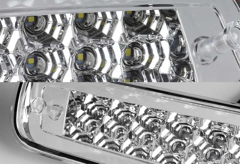 2009-2018 Dodge Ram 1500 27-LED Third Brake Light with Cargo Lamp - Chrome Housing Clear Lens - Image 2