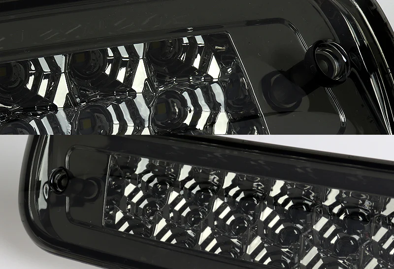 2009-2018 Dodge Ram 1500 27-LED Third Brake Light with Cargo Lamp - Chrome Housing Smoked Lens - Image 2
