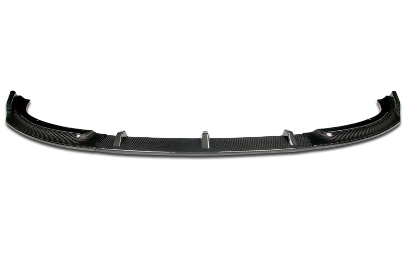 2011-2013 BMW 3-Series 2DR E92 E93 Real Carbon Fiber 3-Piece Front Bumper Body Spoiler Splitter Lip Kit - Image 3