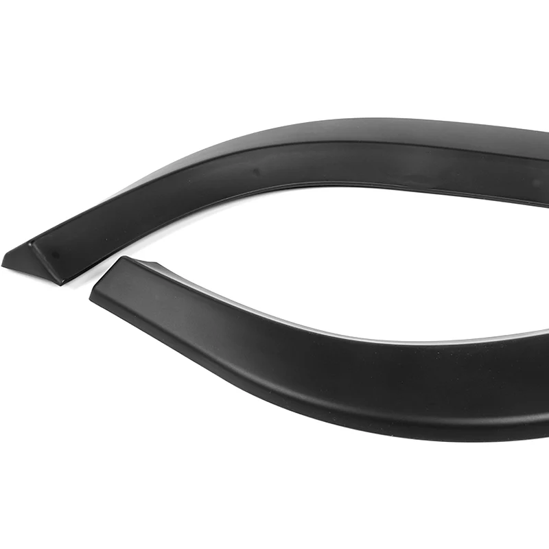 2011-2014 Mercedes C-Class W204 Sport Unpainted Matte Black 3-Piece Front Bumper Body Spoiler Splitter Lip Kit - Image 2