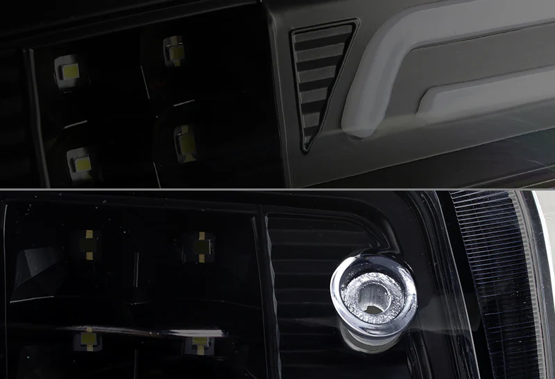 2009-2017 Dodge Ram LED Third Brake Light with Cargo Light - Black Housing Smoked Lens - Image 3