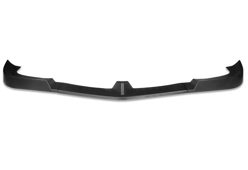 2012-2014 Mercedes C-Class W204 Unpainted Matte Black 3-Piece Front Bumper Body Spoiler Splitter Lip Kit with Leather Keychain - Image 3