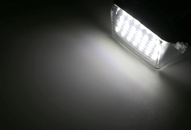 2012-2017 Toyota Camry / 2013 - 2015 Avalon Bright White 18-SMD LED License Plate Lights (2pcs) - Image 4