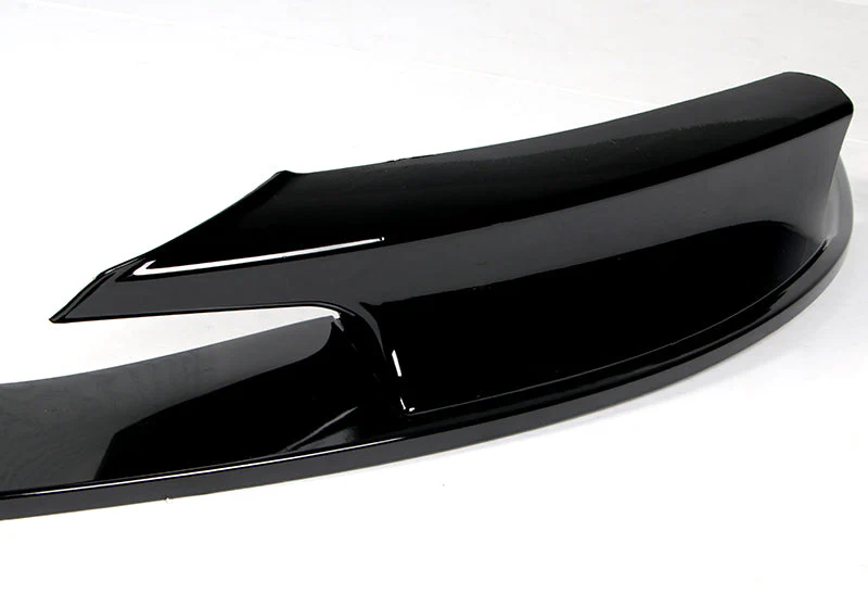2012-2018 BMW M-Sport M-Tech Painted Black 2-Piece Front Bumper Body Spoiler Splitter Lip Kit - Image 4