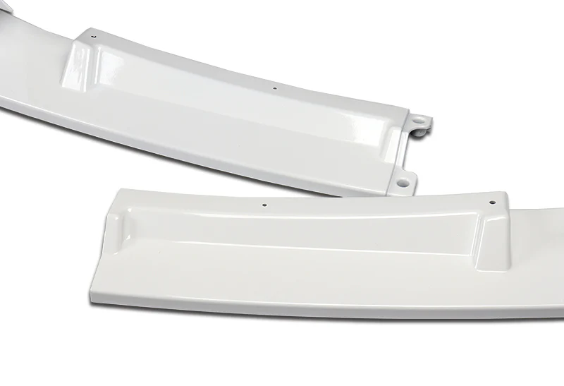 2012-2018 BMW M-Sport M-Tech Painted White 2-Piece Front Bumper Body Spoiler Splitter Lip Kit - Image 2