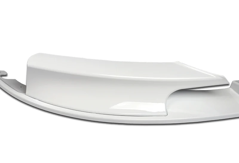 2012-2018 BMW M-Sport M-Tech Painted White 2-Piece Front Bumper Body Spoiler Splitter Lip Kit with Hood Vinyl Sticker - Image 2