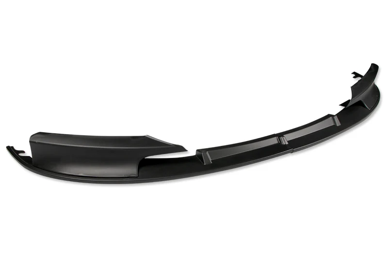 2012-2018 BMW M-Sport M-Tech Unpainted Black 2-Piece Front Bumper Body Spoiler Splitter Lip Kit - Image 2