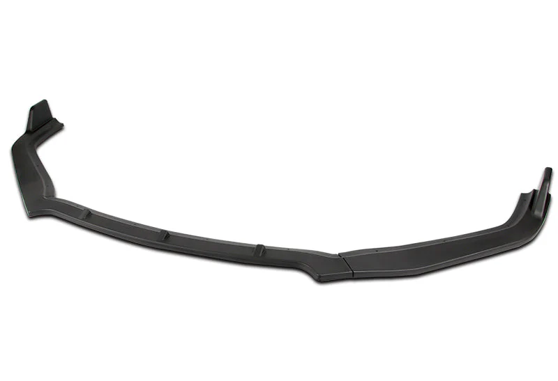 2012 Honda Civic 4DR JDM CS-Style Unpainted Matte Black 3-Piece Front Bumper Body Spoiler Splitter Lip Kit with Emblem - Image 3