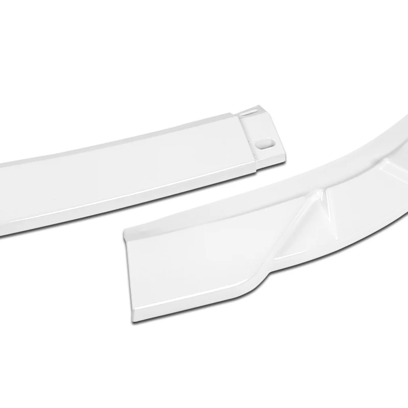 2013-2015 Lexus ES350 ES300h Painted White 3-Piece Front Bumper Body Spoiler Splitter Lip Kit with Plate Caps - Image 8