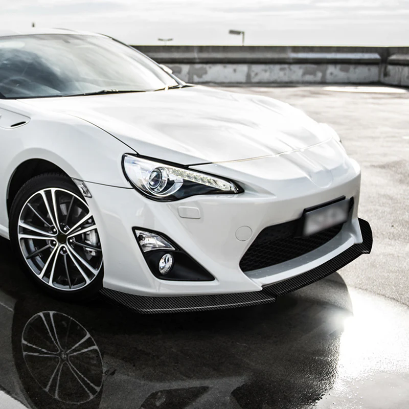 2013-2016 Scion FR-S/Toyota 86 CS-Style Carbon Look 3-Piece Front Bumper Body Spoiler Splitter Lip Kit - Image 5
