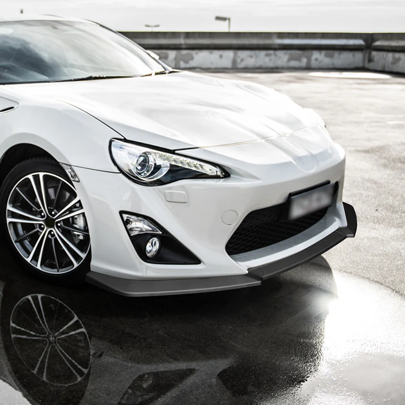 2013-2016 Scion FR-S/Toyota 86 CS-Style Unpainted Matte Black 3-Piece Front Bumper Body Spoiler Splitter Lip Kit - Image 5