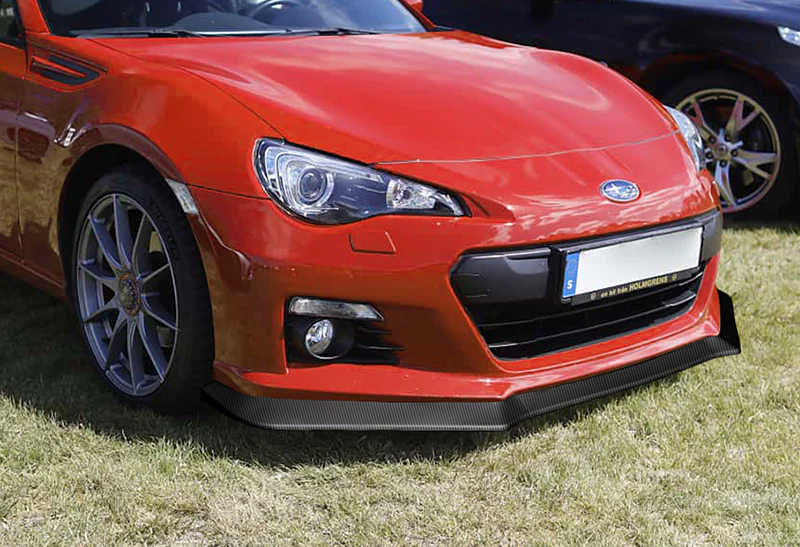 2013-2016 Subaru BRZ JDM CS-Style Carbon Style 3-Piece Front Bumper Body Spoiler Splitter Lip Kit - Image 6