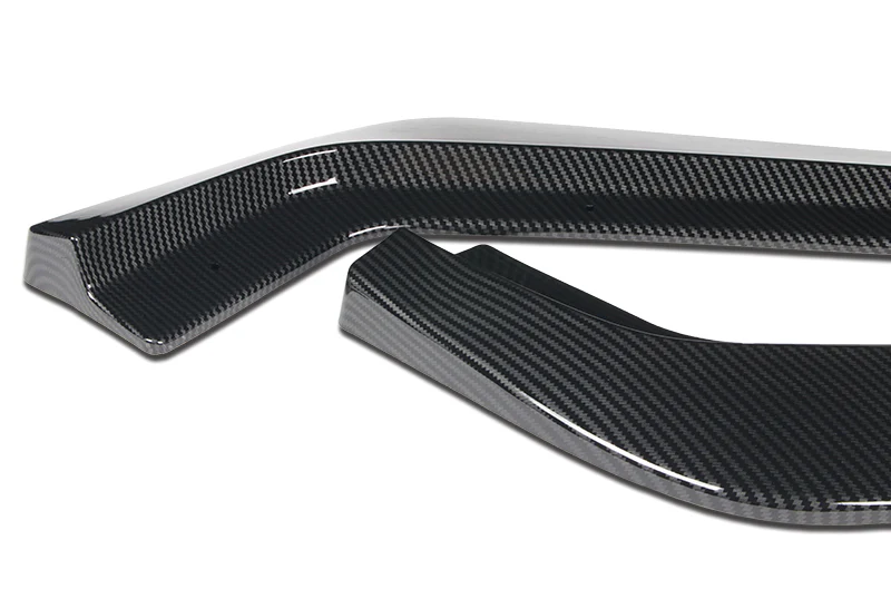 2013-2016 Subaru BRZ JDM CS-Style Carbon Style 3-Piece Front Bumper Body Spoiler Splitter Lip Kit with Logo Keychain / Lanyard - Image 2