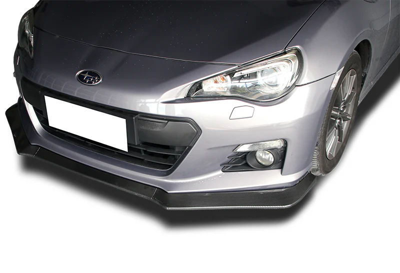 2013-2016 Subaru BRZ JDM CS-Style Carbon Style 3-Piece Front Bumper Body Spoiler Splitter Lip Kit with Logo Keychain / Lanyard - Image 8