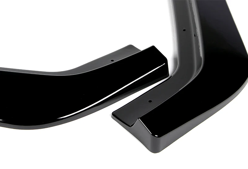 2013-2016 Subaru BRZ JDM CS-Style Painted Black 3-Piece Front Bumper Body Spoiler Splitter Lip Kit - Image 2