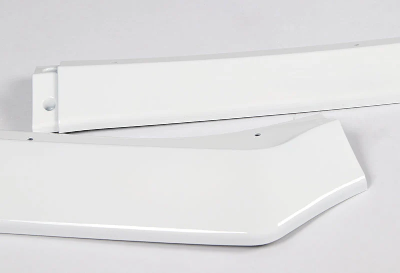 2013-2016 Subaru BRZ JDM CS-Style Painted White 3-Piece Front Bumper Body Spoiler Splitter Lip Kit - Image 4