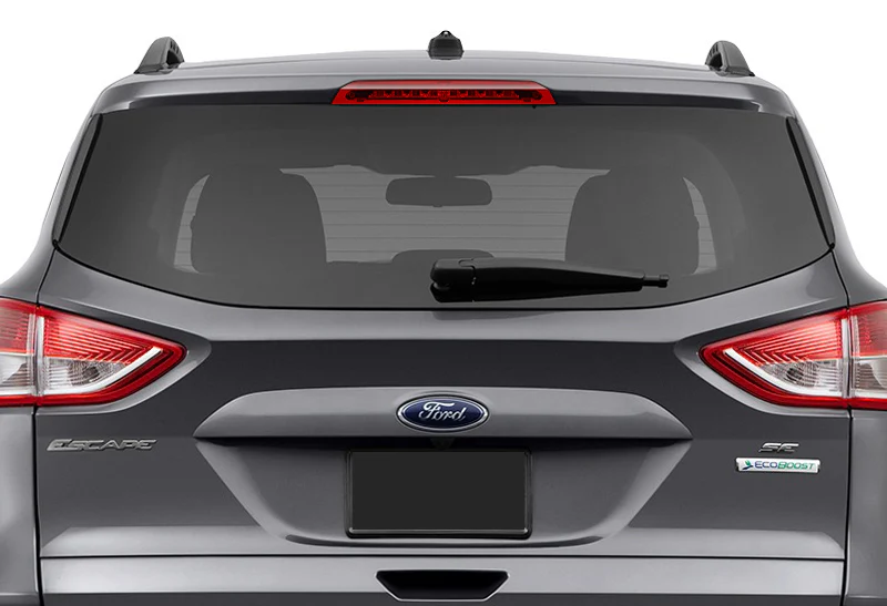 2013-2018 Ford Escape LED 3RD Brake Light Rear Stop Lamp - Chrome Housing Red Lens - Image 5